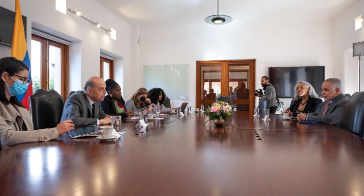 Vicepresidenta Francia Márquez y Canciller Álvaro Leyva recibieron al Secretario General de la Asociación de Estados del Caribe
