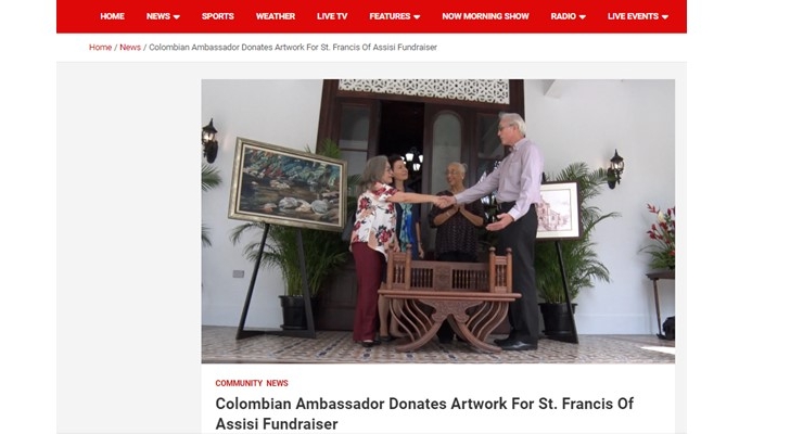 Embajadora de Colombia estrecha lazos de amistad con Trinidad y Tobago