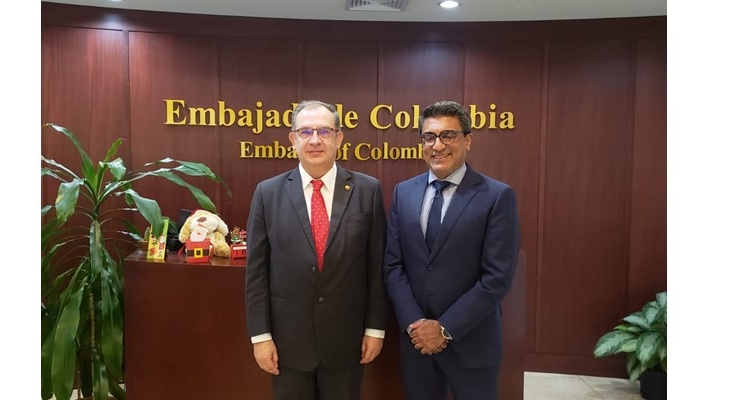 Chargé D´Affaires de la Embajada de Colombia en Trinidad y Tobago sostiene desayuno con el Alto comisionado de Canadá para Trinidad y Tobago