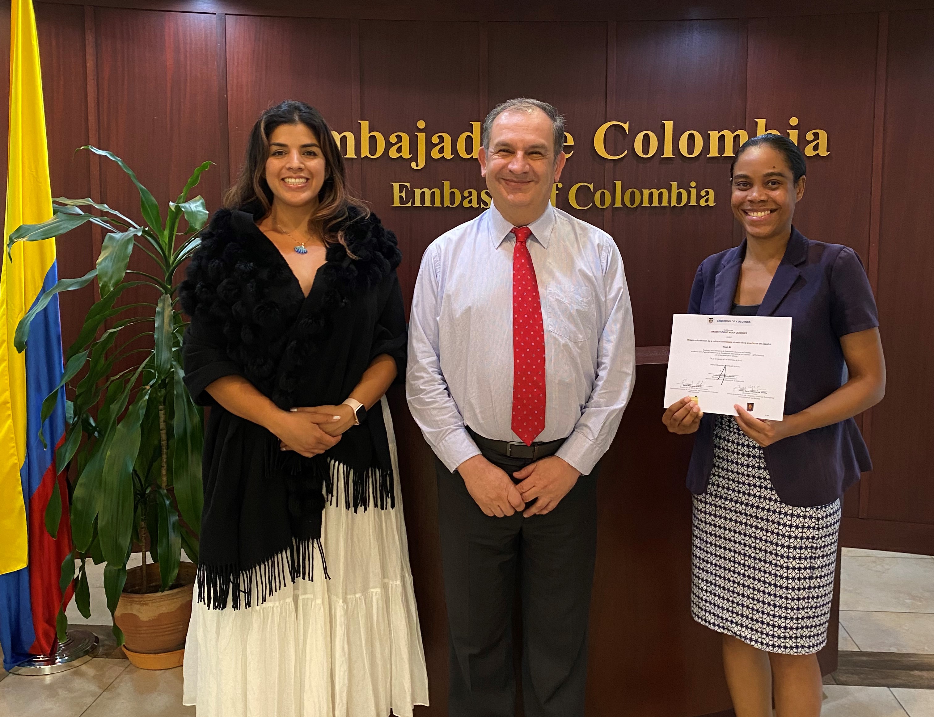 Finaliza la participación de los estudiantes de Trinidad y Tobago en la versión 2022 de la iniciativa Difusión de la Cultura Colombiana a través de la Enseñanza del Español