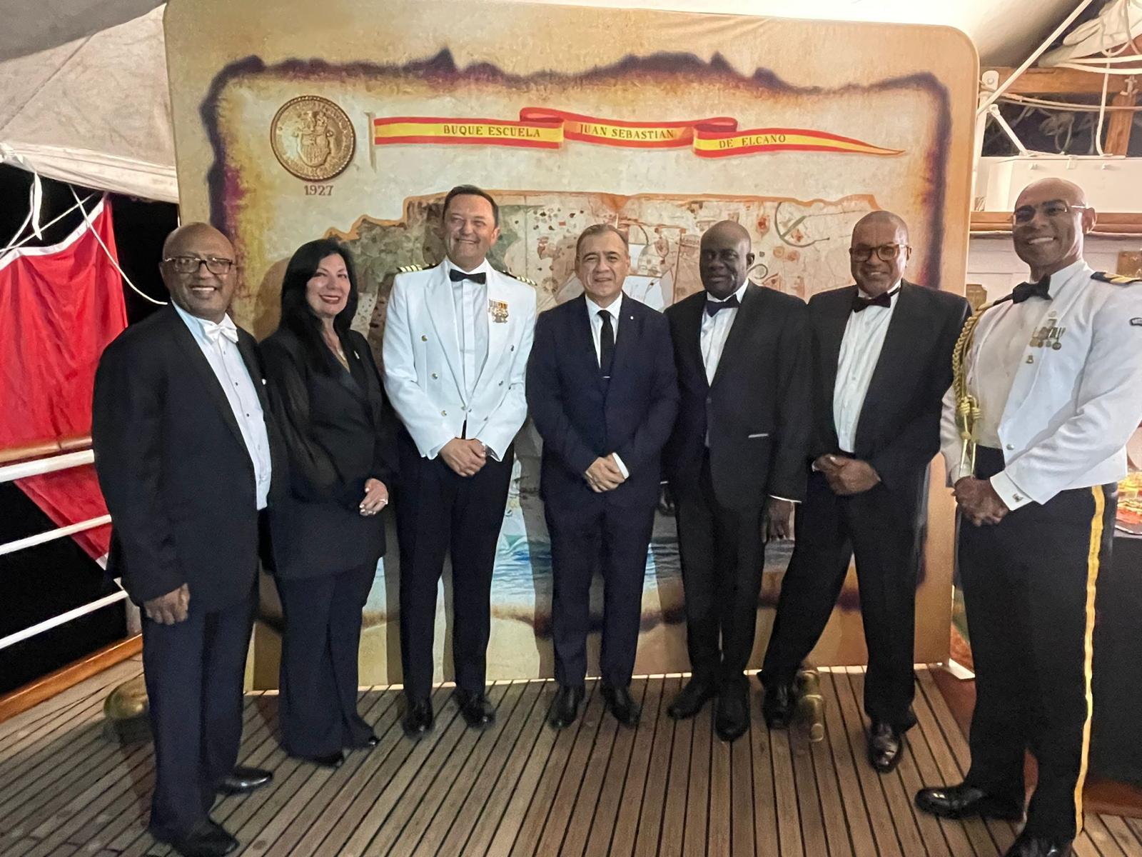 Recepción de Gala a bordo del Buque Escuela Juan Sebastián de Elcano