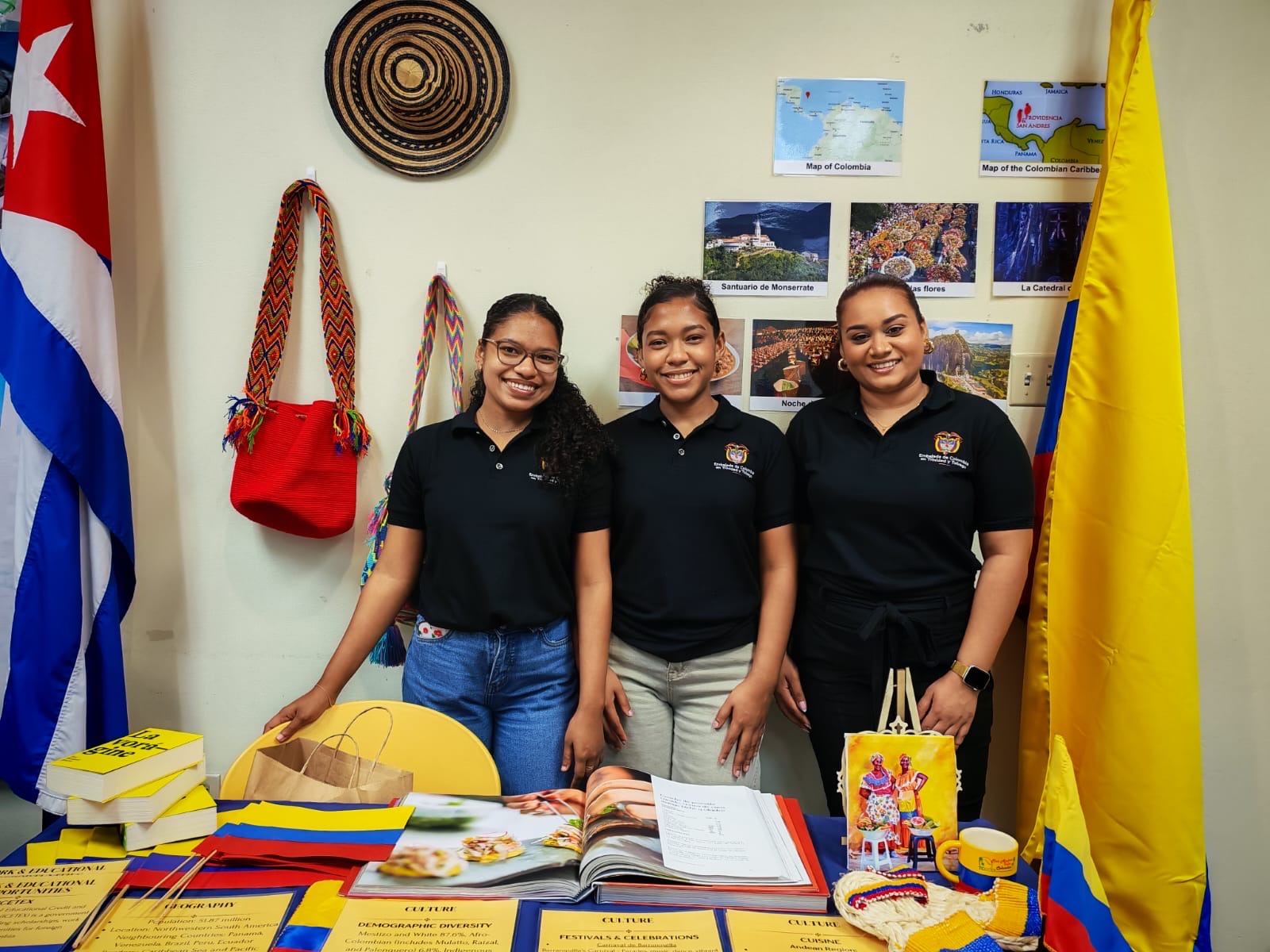 En la presentación de la Embajada de Colombia en Trinidad y Tobago en el evento Open House se destacó el patrimonio cultural y la diversidad de las comunidades indígenas colombianas 