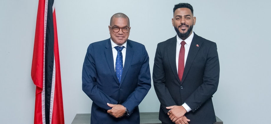 Reunión de cortesía con el Ministro de Administración Pública e Inteligencia Artificial de Trinidad y Tobago