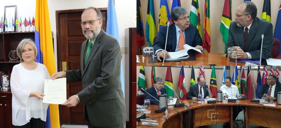 Colombia agradece la valiosa gestión del saliente Secretario General de Caricom, Irwin LaRocque